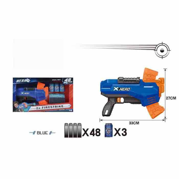 MANUAL SOFT BULLET GUN \/ 2 COLORS